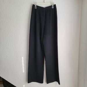St. John's Evening by Marie Gray Basics Black Knit Wide Leg High Rise Pants